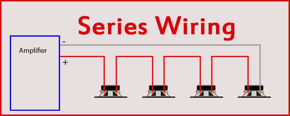 Wiring 4 Speakers in Series