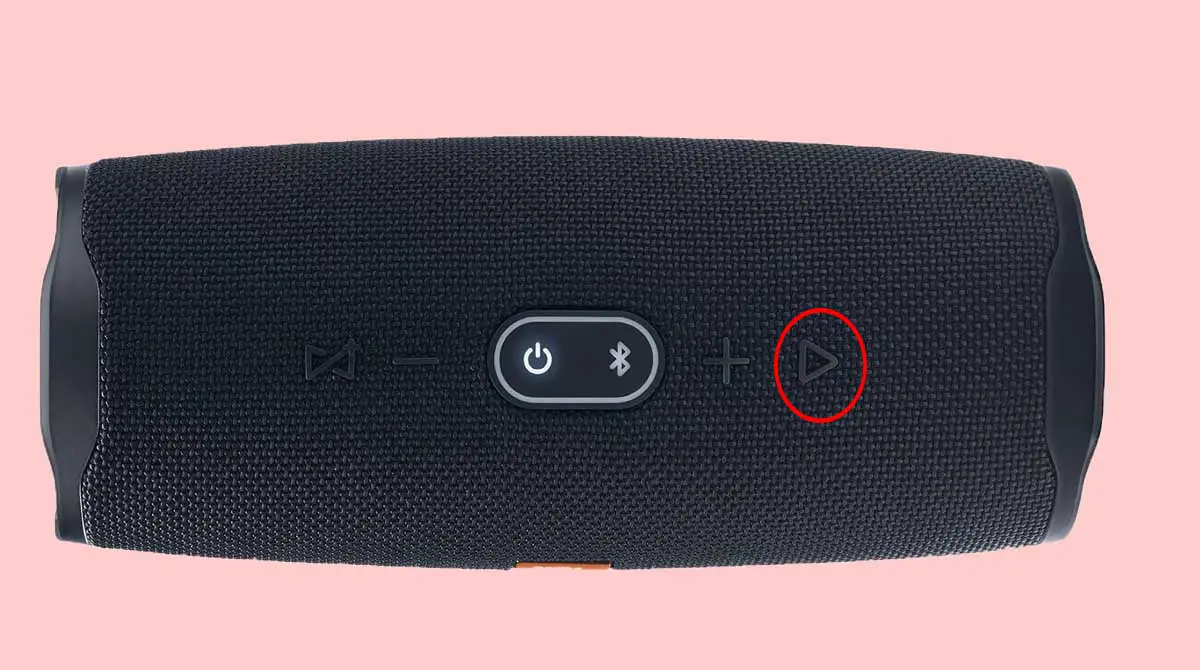 play and pause button jbl charge 4