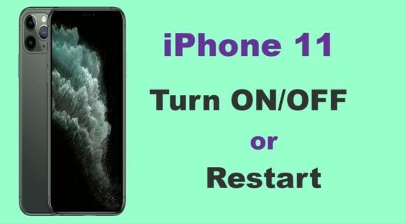 How To Turn ON/OFF/Restart iPhone 11
