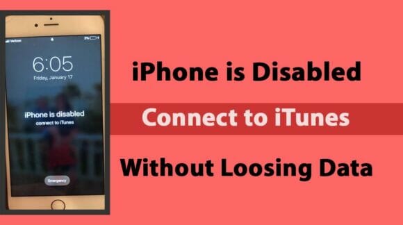 iPhone Disabled Connect To iTunes Without Losing Data