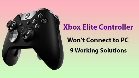 Xbox Elite Controller not Connecting to PC