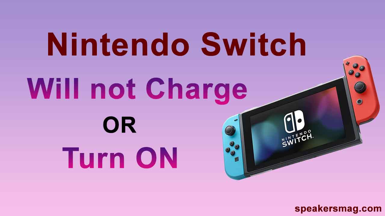 Nintendo Switch Does not Charge or Turn ON